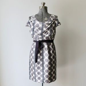 Leifsdottir Silk Polka Dot Cocktail Dress